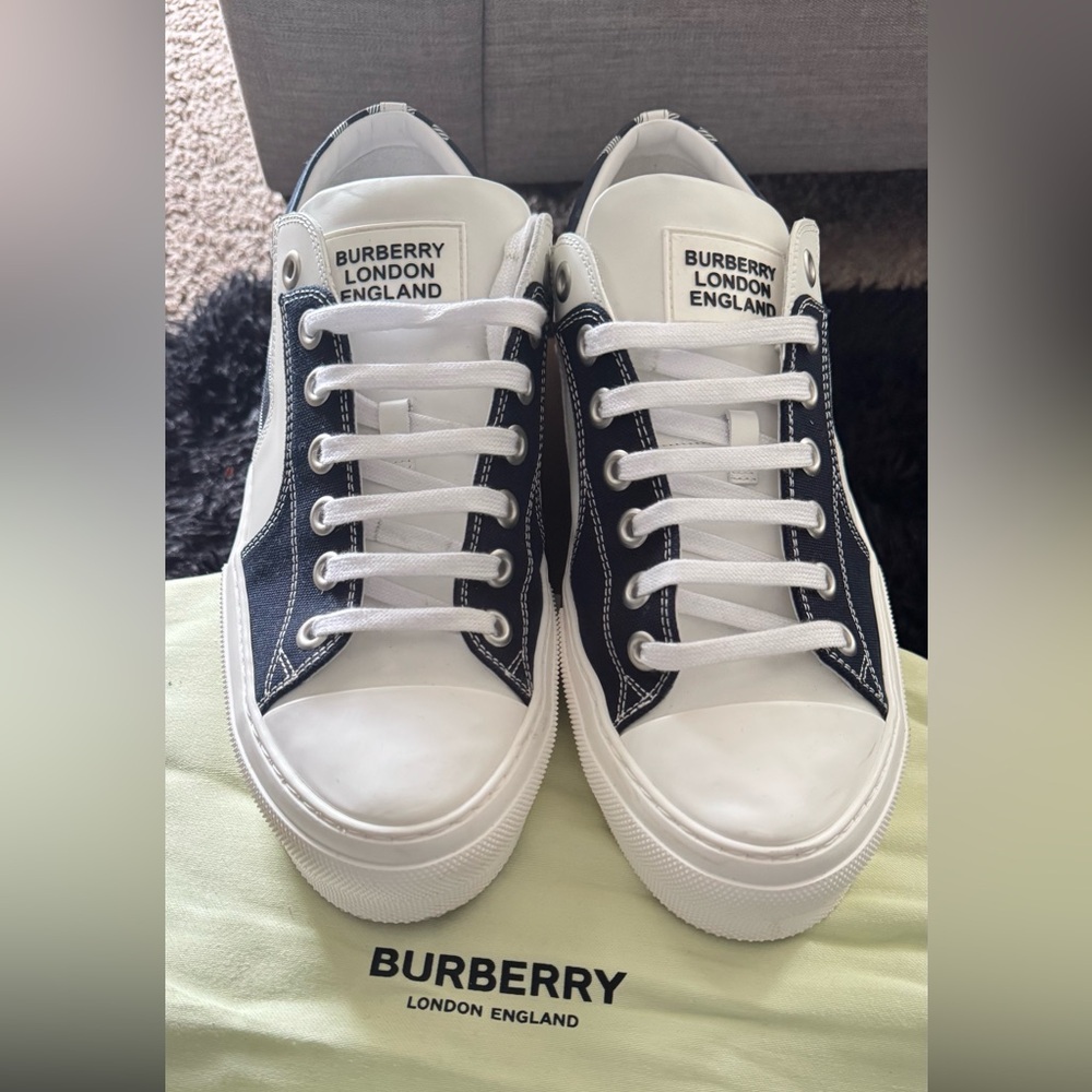 Burberry Black and White Sneakers